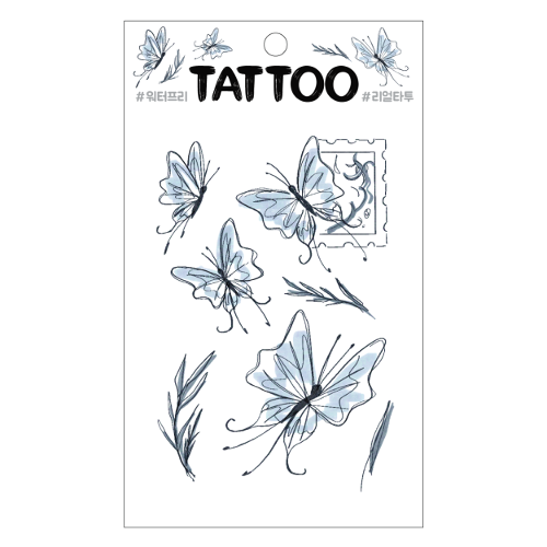 TS028 Petit Tattoo (sensitivity butterfly)