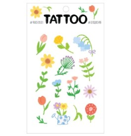TS035 Petit Tattoo (Pastel flower)