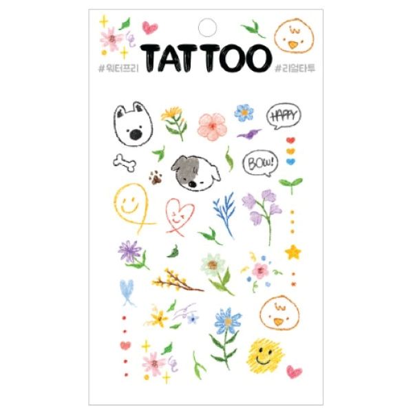TS040 Petit Tattoo (Happy doodling)