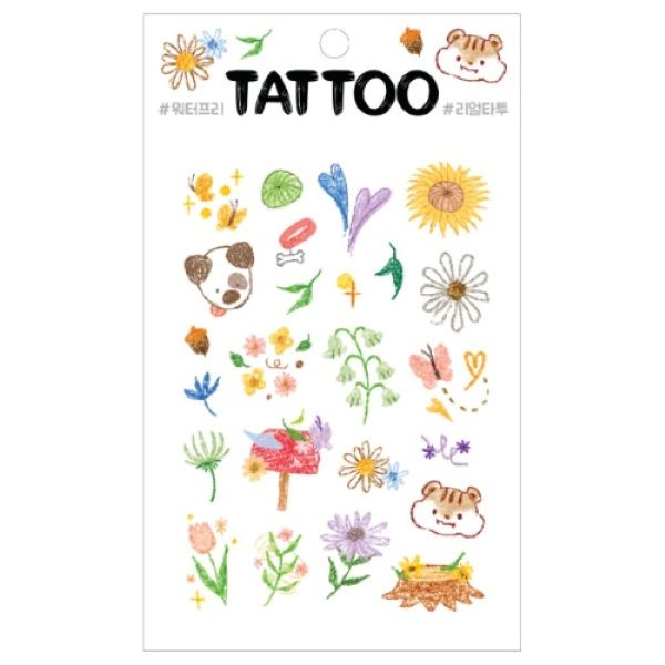 TS041 Petit Tattoo (Deco doodling)