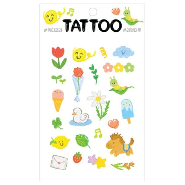 TS048 Petit Tattoo (Colorful Deco)