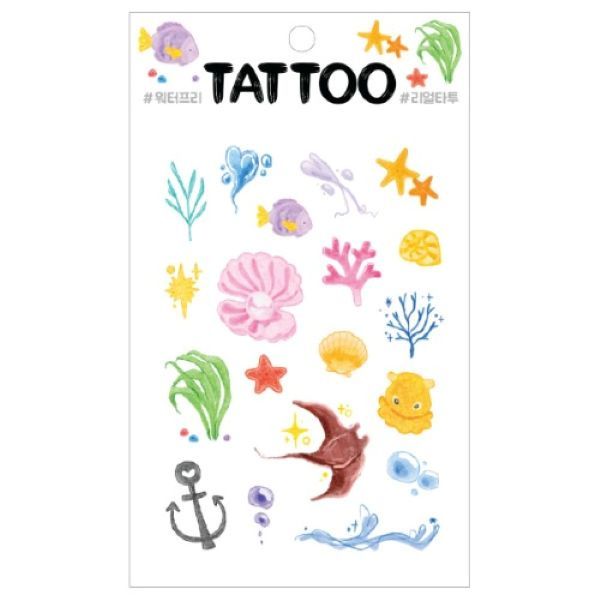 TS051 Petit Tattoo (Sea Life)