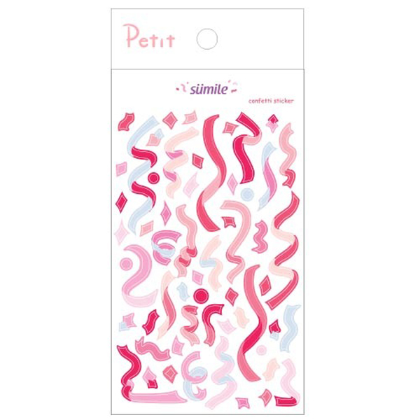 PD827 Hologram confetti white