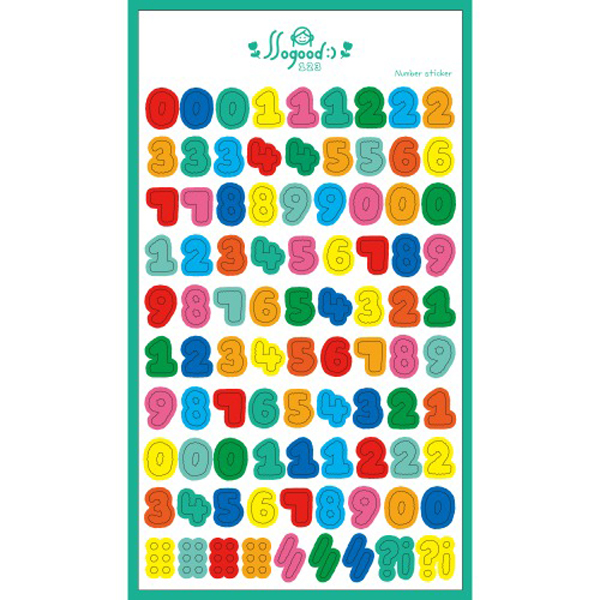 PD840 Hologram confetti number