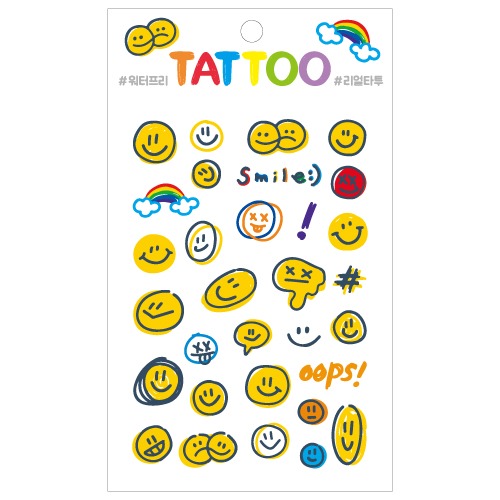 TS001 Petit Tattoo (Smile face)