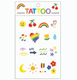 TS017 Petit Tattoo (Rainbow)
