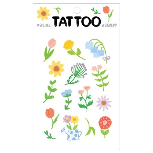 TS035 Petit Tattoo (Pastel flower)