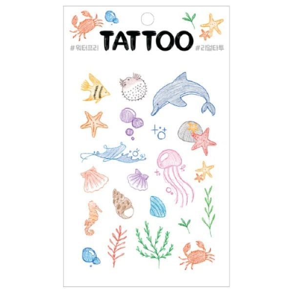 TS050 Petit Tattoo (Under the sea)