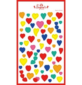 PD823 Hologram confetti heart