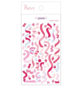 PD827 Hologram confetti white